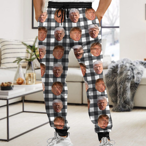 Custom Trump Face With Christmas Pattern Sweatpants HO82 65424