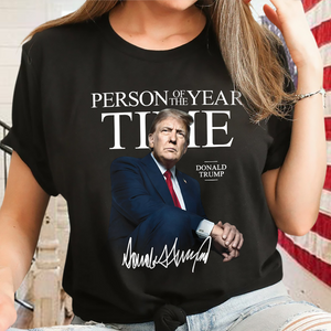 Trump's Time Person of the Year Dark Shirt HA75 64202