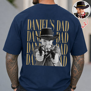 Personalized Vintage Photo Dad, Mom, Grandpa, Grandma Family Comfort Shirt Back HA75 921298