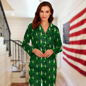 Personalized Trump ST Patrick's Day Dancing Pajamas Gifts For Trump Lovers N304 HO82 65602