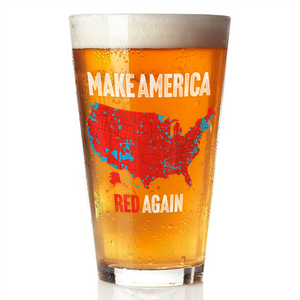 Make America Red Again Beer Glass Gift for Trump Lovers HA75 67094