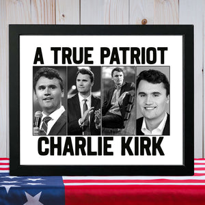 Justice for Charlie Kirk - Prayers Up for Charlie Picture Frame HA75 64486