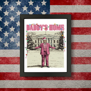 Daddy's Home White House Pink Trump Picture Frame HA75 63734