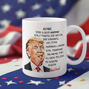 Custom Husband Name With Funny Trump White Mug HO82 65544