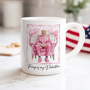 Trump Is My Valentine Retro Shirt – Make Valentine’s Great Again White Mug LM32 65033