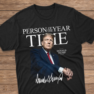 Trump's Time Person of the Year Dark Shirt HA75 64202