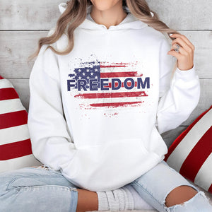 FREEDOM America Flag - Charlie Kirk Memorial Bright Shirt CH07 67588