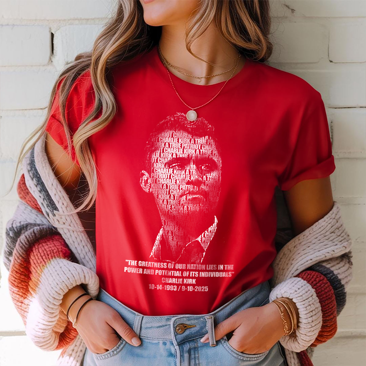 American Patriot - Prayers Up for Charlie Dark Shirt HA75 644112