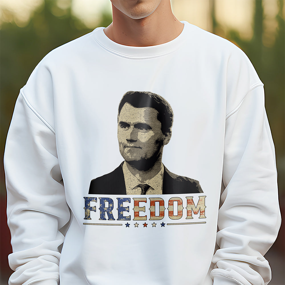 Freedom Charlie Kirk America Flag Bright Shirt CH07 67618