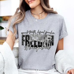 Freedom Charlie Kirk A True Patriot Bright Shirt CH07 67564