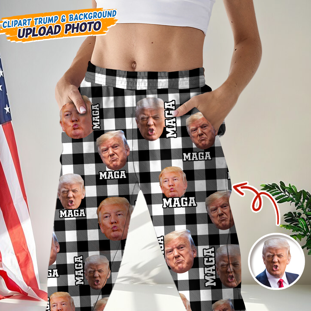 Custom Trump Photo Trump MAGA Sweatpants Funny Gift HA75 67190
