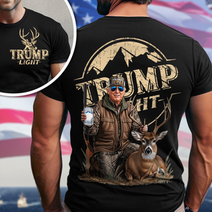 Custom President Trump Deer Hunting Back And Front Shirt TH10 63585