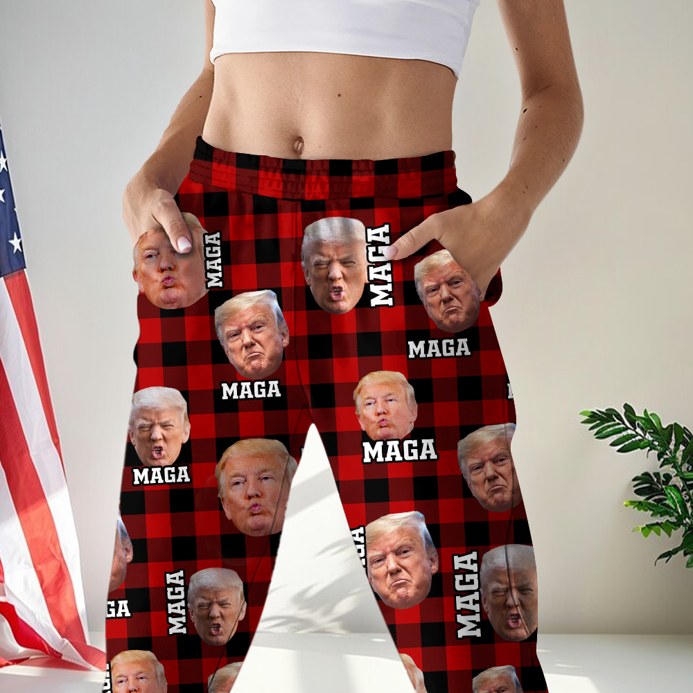 Custom Trump Photo Trump MAGA Sweatpants Funny Gift HA75 67190