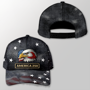 America 250 Years of Freedom Classic Cap America 250th Anniversary 1776 2026 Cap CH07 896982