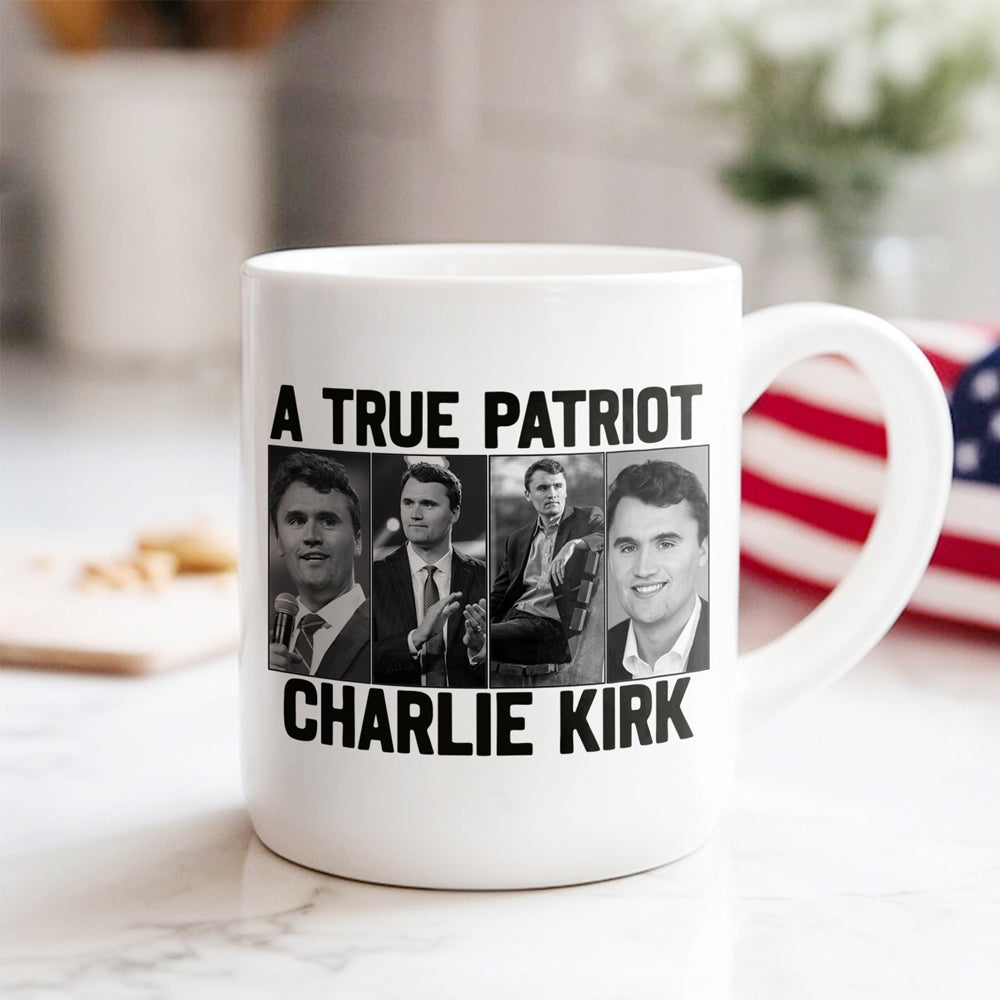 Justice for Charlie Kirk - Prayers Up for Charlie White Mug HA75 64488