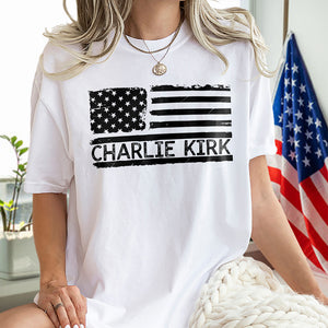 Charlie Kirk Memorial Bright Shirt HA75 644014