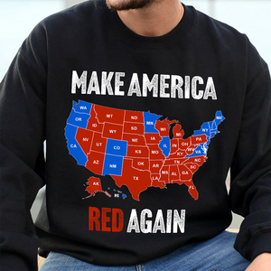 Make America Red Again Dark Shirt Gift for Trump Lovers HA75 67082