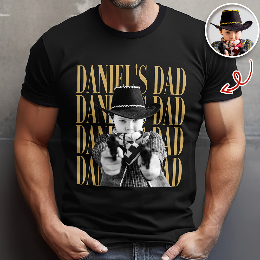Personalized Vintage Photo Dad, Mom Comfort Shirt HA75 921446