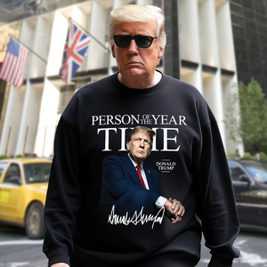 Trump's Time Person of the Year Dark Shirt HA75 64202