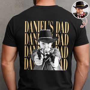 Personalized Vintage Photo Dad, Mom, Grandpa, Grandma Family Comfort Shirt Back HA75 921298