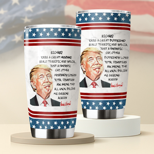 Custom Husband Name With Funny Trump Tumbler HO82 65546