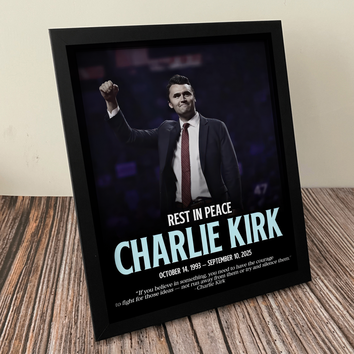 Rest In Peace Charlie Kirk Memorial Picture Frame LM32 65565