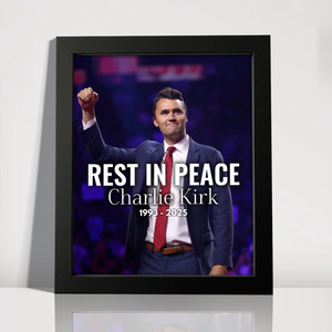 Pray For Charlie Kirk Memorial Picture Frame LM32 65503