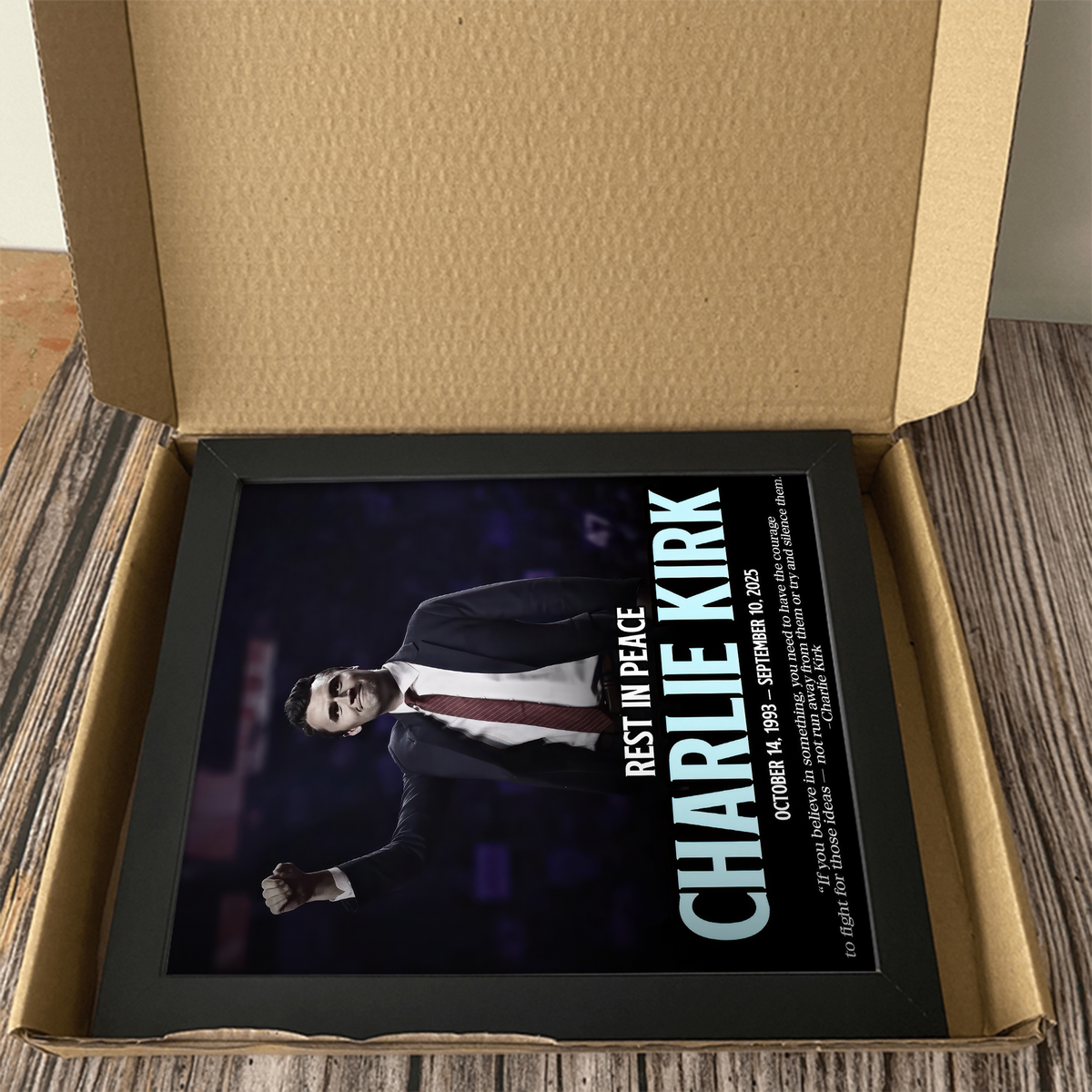 Rest In Peace Charlie Kirk Memorial Picture Frame LM32 65565