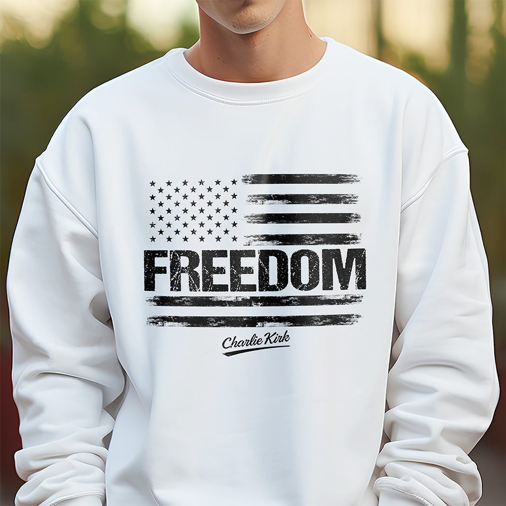 Freedom Pray For Charlie Kirk USA American Flag Patriotic Bright Shirt CH07 67606