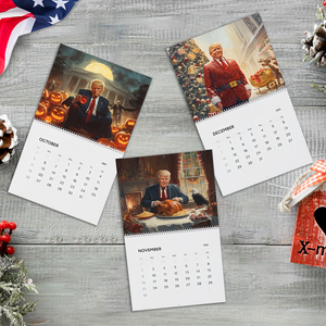 Trump 2025 Wall Calendar, Gift for Trump Supporter N369 LM32 65067