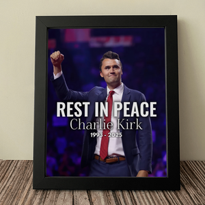 Pray For Charlie Kirk Memorial Picture Frame LM32 65503