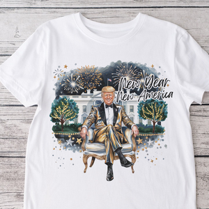 President Trump 2025 New Year New America Bright Shirt HA75 67146