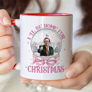 I'll Be Home For Christmas Donald Trump Accent Mug HA75 63674