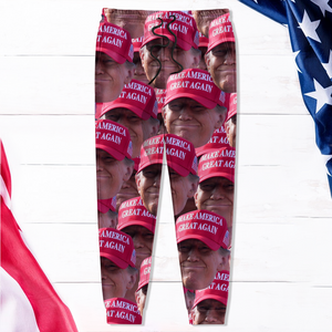 Custom Funny Trump Face Sweatpants HO82 65430