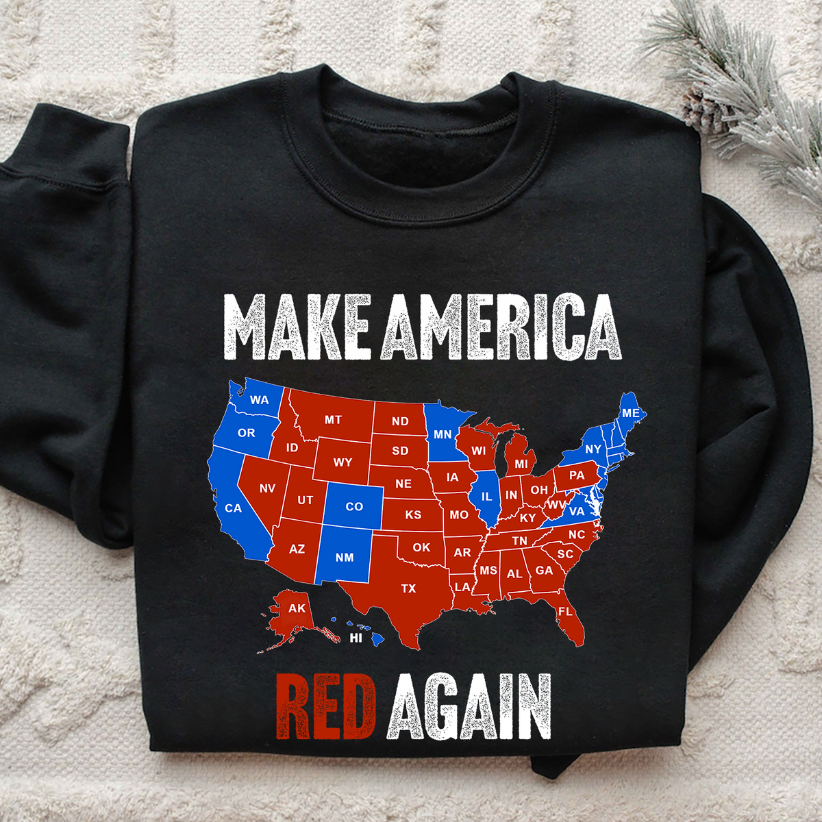 Make America Red Again Dark Shirt Gift for Trump Lovers HA75 67082