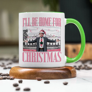 Trump I'll Be Home for Christmas, White House Accent Mug HA75 63788