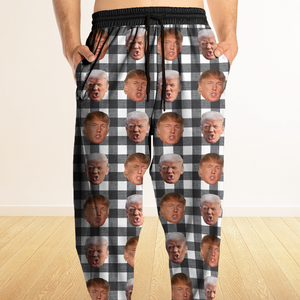 Custom Trump Face With Christmas Pattern Sweatpants HO82 65424