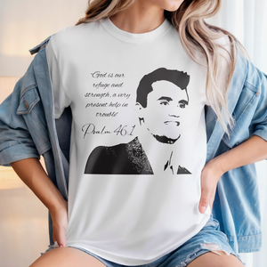 Charlie Kirk - God Is Our Refuge Verse Memorial Bright Shirt LM32 65419