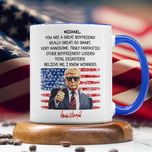 Custom Name You Are A Great Dad With Funny President Trump Accent Mug HO82 65554