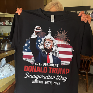 Donald Trump Inauguration Day Keep Calm And Celebrate The Win Dark Shirt LM32 65159