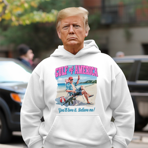 Trump's Gulf of America Comeback Tour: Join In Bright Shirt LM32 65293