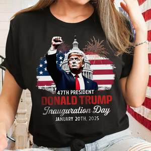 Donald Trump Inauguration Day Keep Calm And Celebrate The Win Dark Shirt LM32 65159