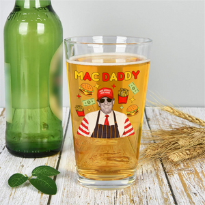 Mac Daddy Donald Trump Print Beer Glass HA75 63614