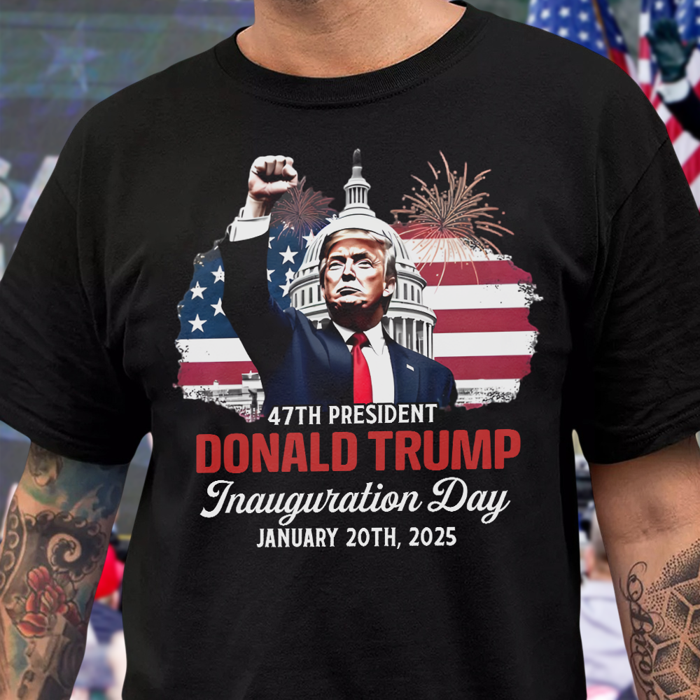 Donald Trump Inauguration Day Keep Calm And Celebrate The Win Dark Shirt LM32 65159