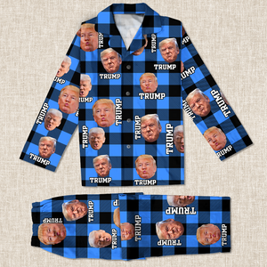 Donald Trump Photo For Christmas Flannel Pajamas TH10 64091