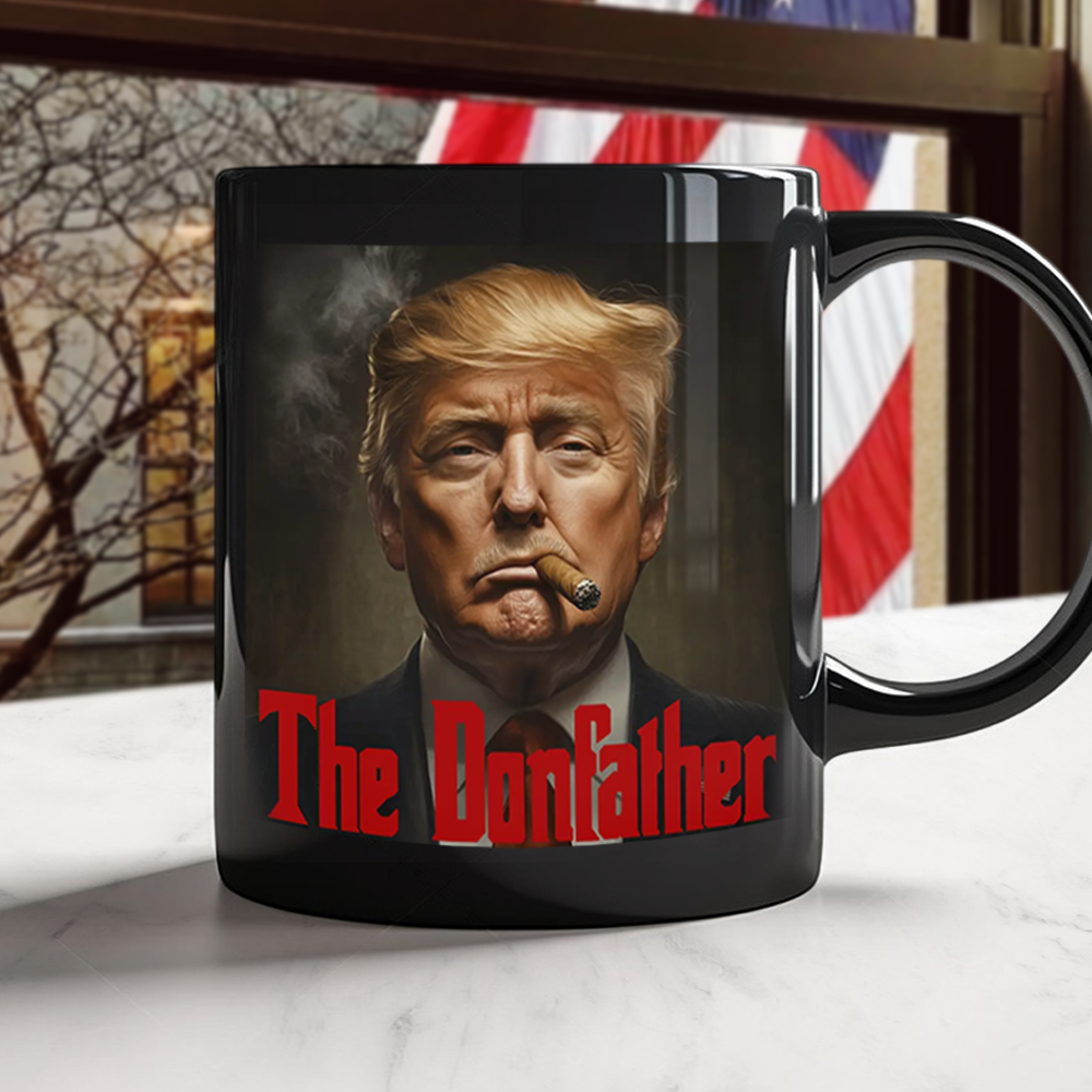 The Donfather Donald Trump Black Mug TH10 64267