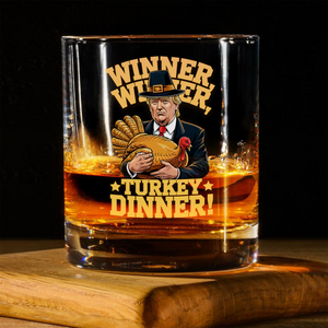 Winner Winner Turkey Dinner Whiskey Glass TH10 64185