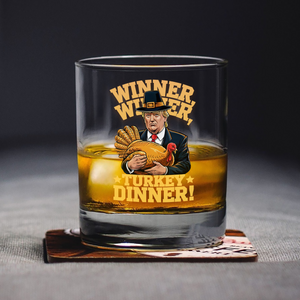 Winner Winner Turkey Dinner Whiskey Glass TH10 64185