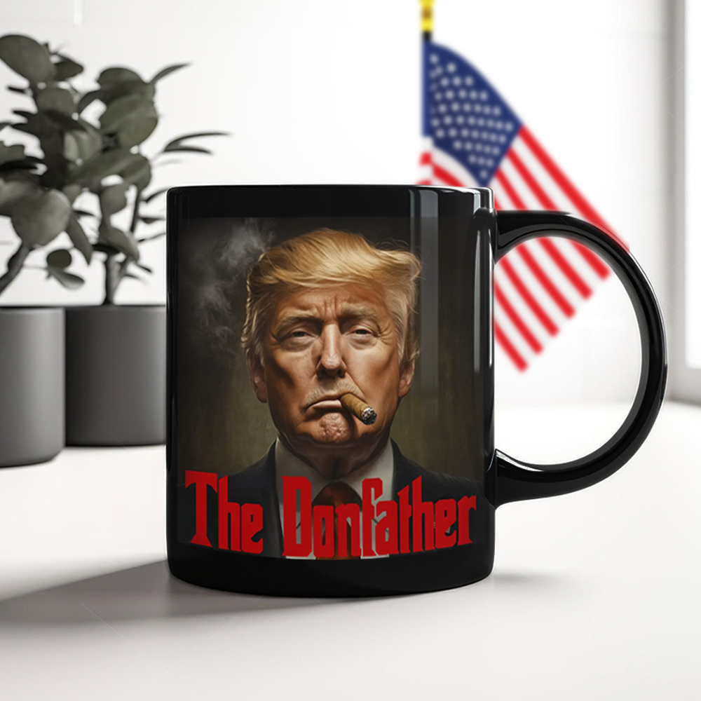 The Donfather Donald Trump Black Mug TH10 64267