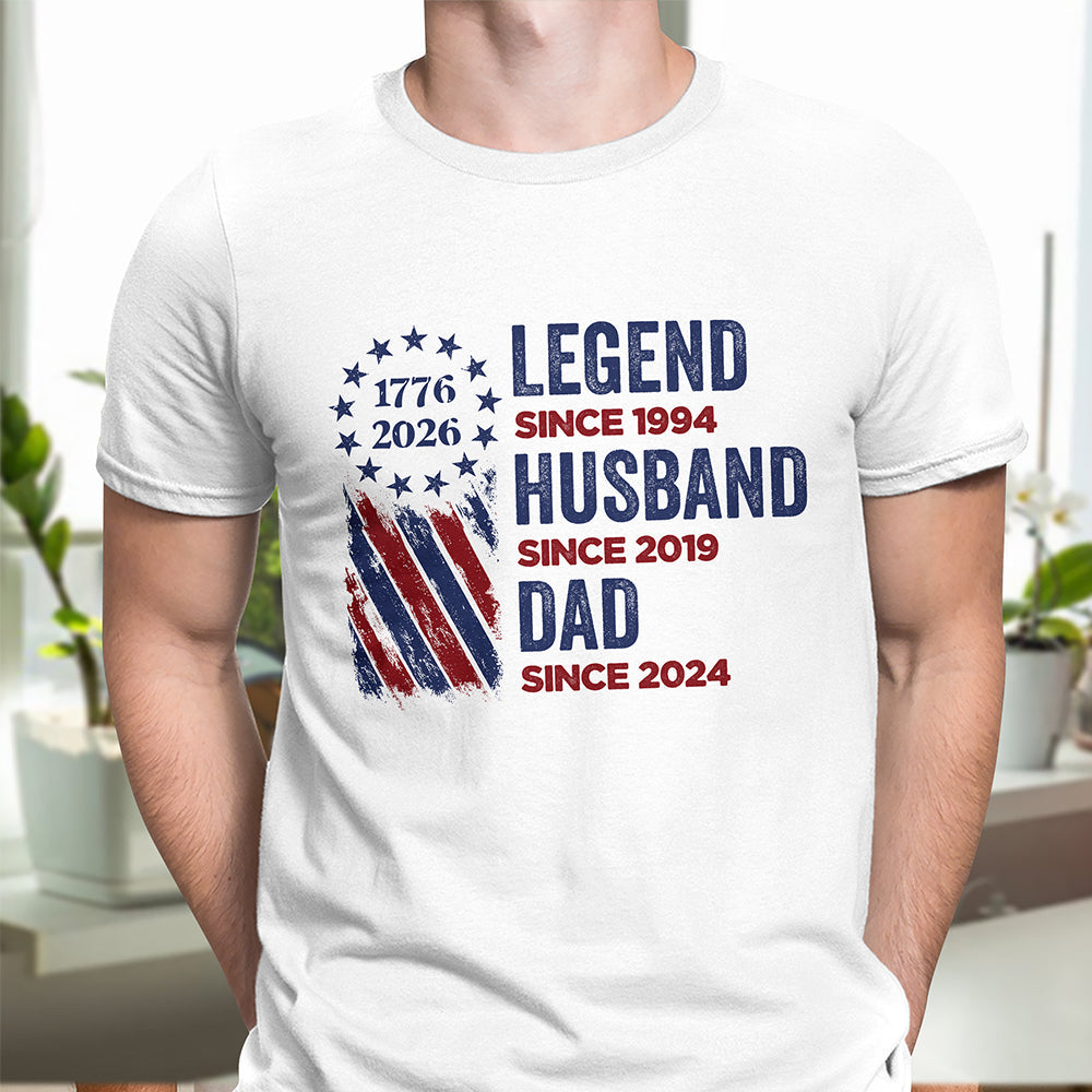 Personalized Legend, Husband, Dad And Grandpa Shirt HO82 901178
